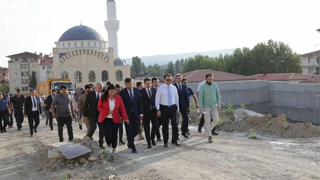 Pazarlar ilçesindeki TOKİ projesi yerinde inceledi