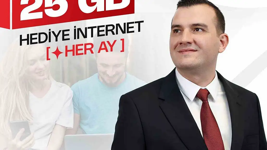 Pehlivan'dan gençlere bireysel 25 GB internet sözü