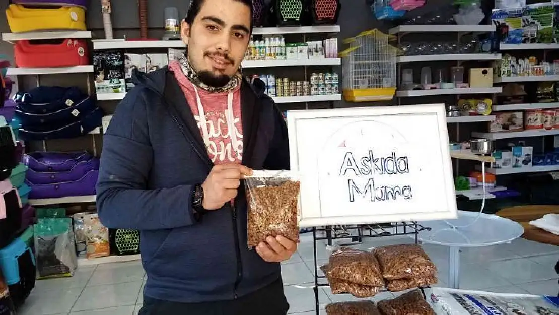 Petshop işletmecisi gençten 'Askıda mama' uygulaması