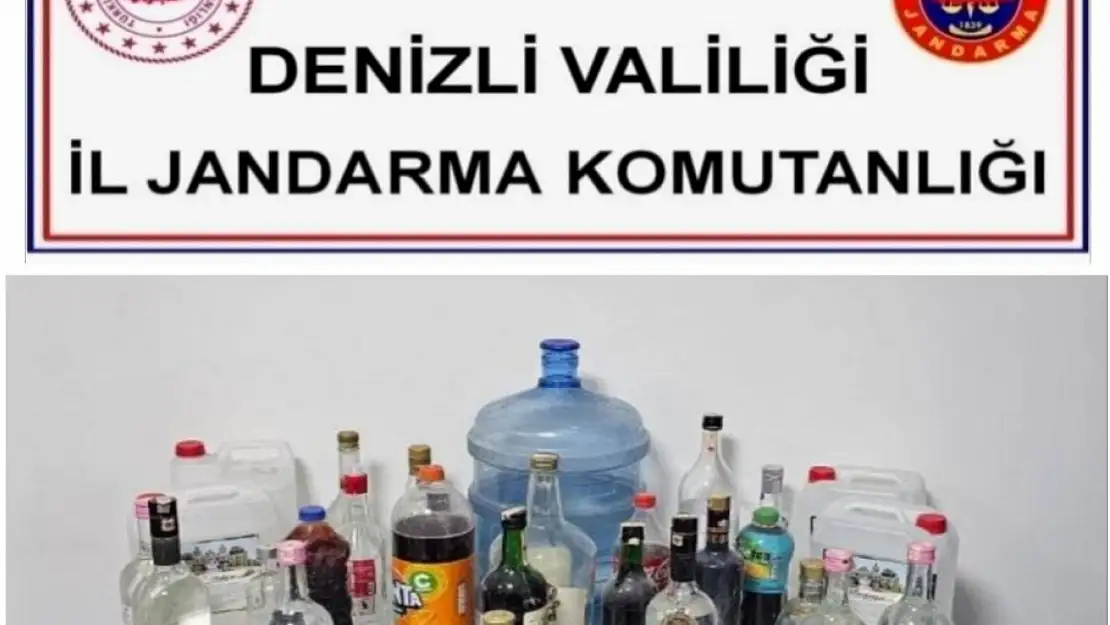 Piyasaya sahte alkol sokmak isteyen şahıs jandarmaya yakalandı