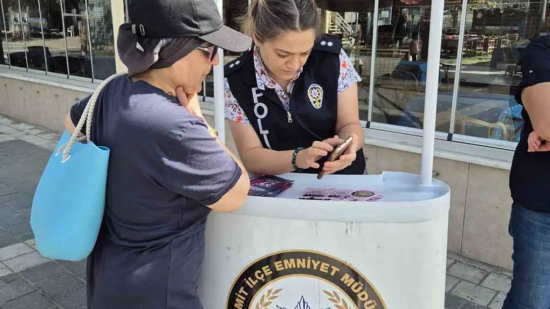 Polis'ten KADES bilgilendirme çalışması