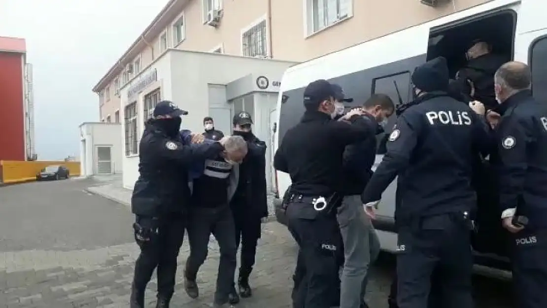 Polislere ateş açan şahıslar adliyeye sevk edildi ateş etme olayından haberimiz yok dediler