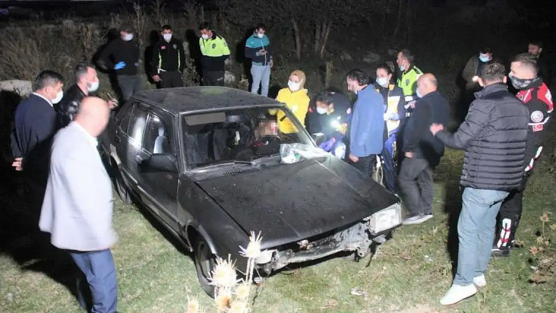 Polisten kaçan sürücü kaza sonrası silahla vurulmuş halde bulundu