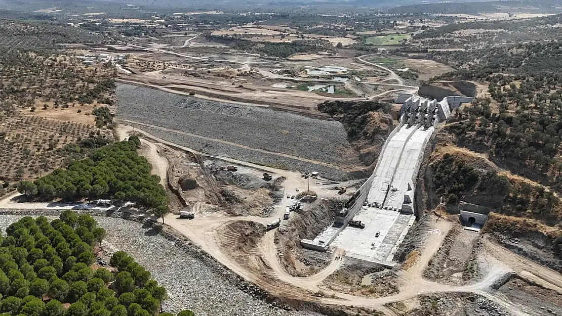 Reşitköy Barajı'nda çalışmalar devam ediyor