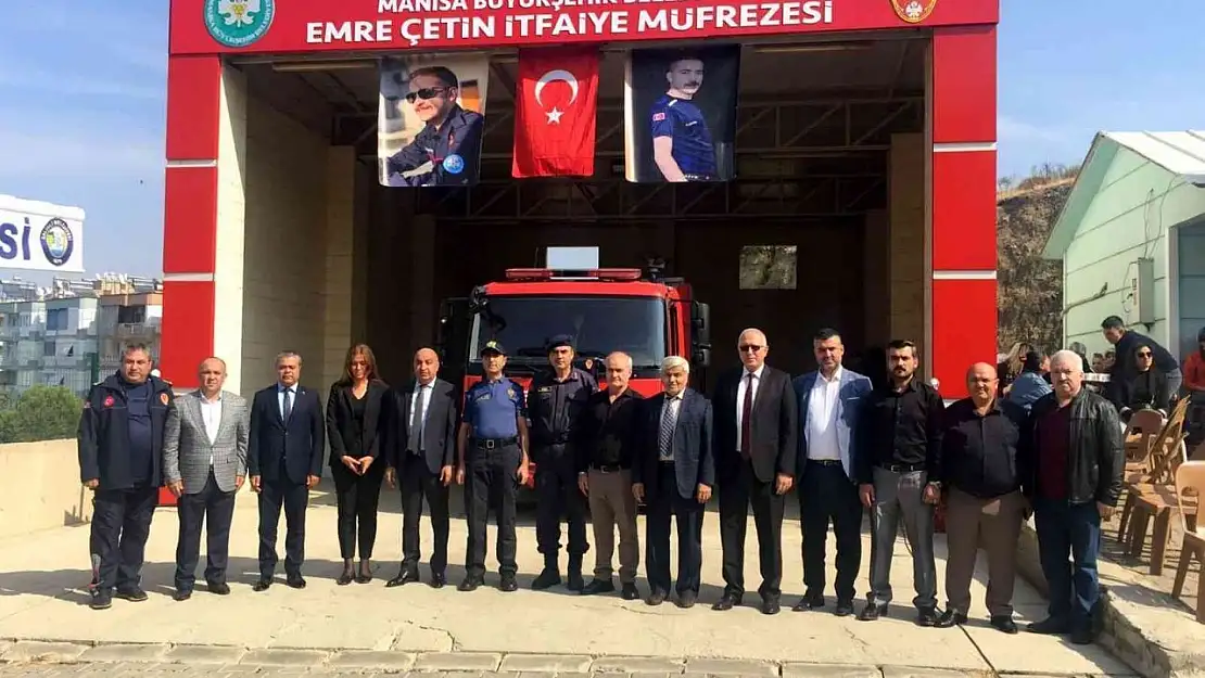 Salihli'de genç itfaiyeci Emre Çetin dualarla anıldı