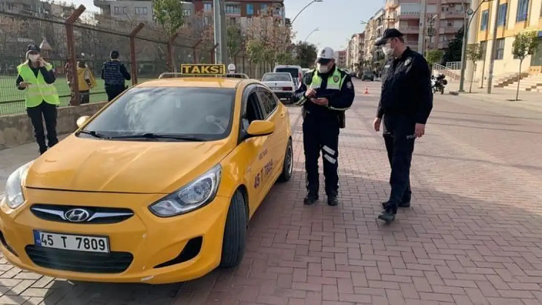 Salihli'de motosiklet ve traktör denetimi