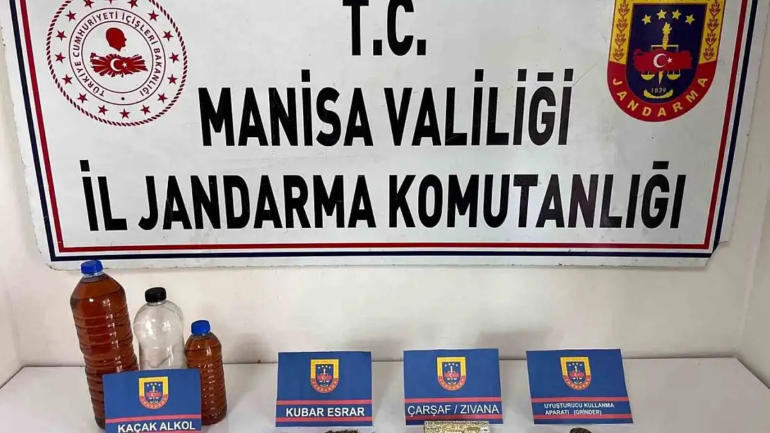 Salihli'de yol uygulamasında uyuşturucu ele geçirildi