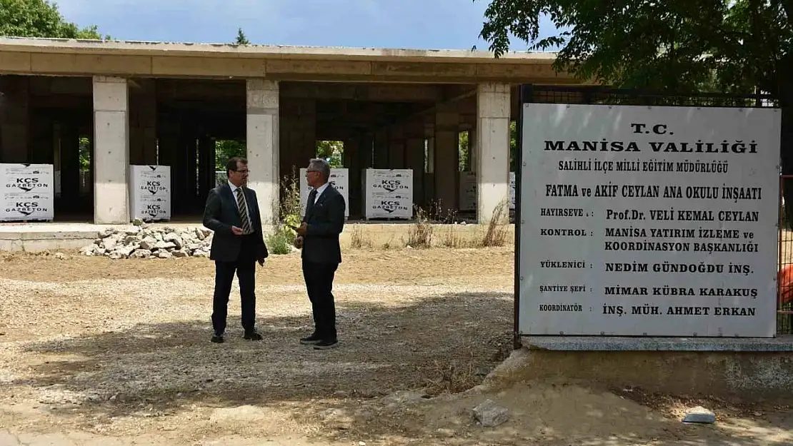 Salihli'ye 2 yeni anaokulu yapılıyor