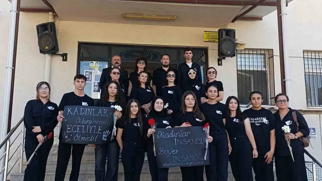 Sarıgöl Hayriye Ertürk Anadolu Lisesi'nden 'Kadına Şiddet Kader Değildir' programı