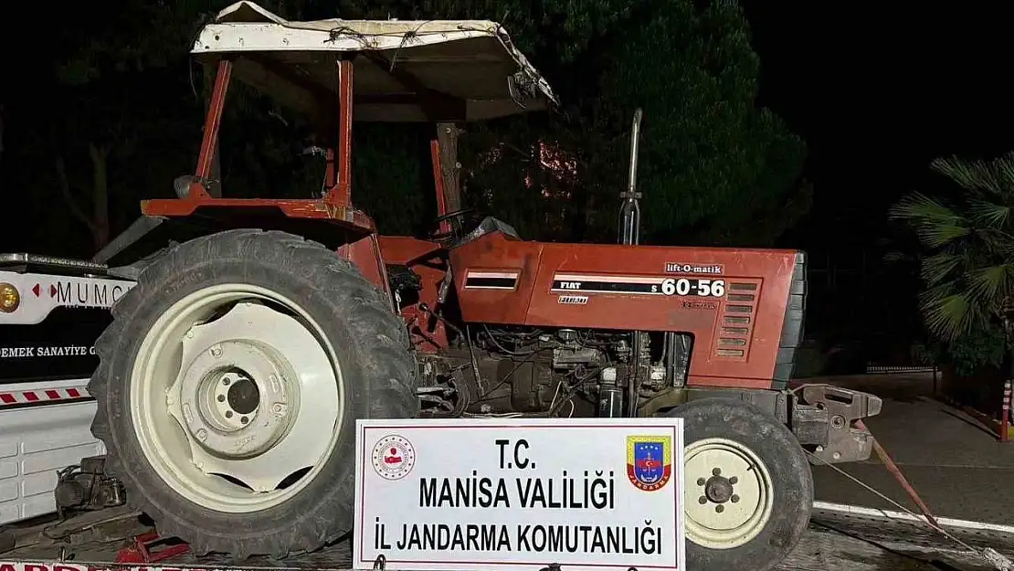 Saruhanlı'da çalınan traktör Şehzadeler'de bulundu