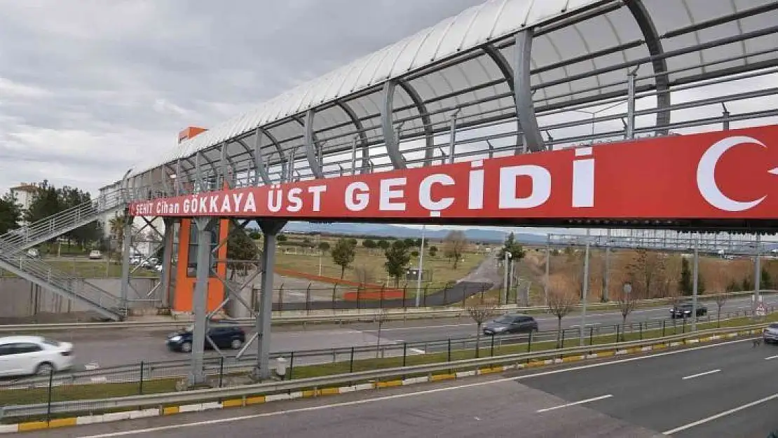 Şehidin adı görev yaptığı kurumun önündeki üst geçide verildi