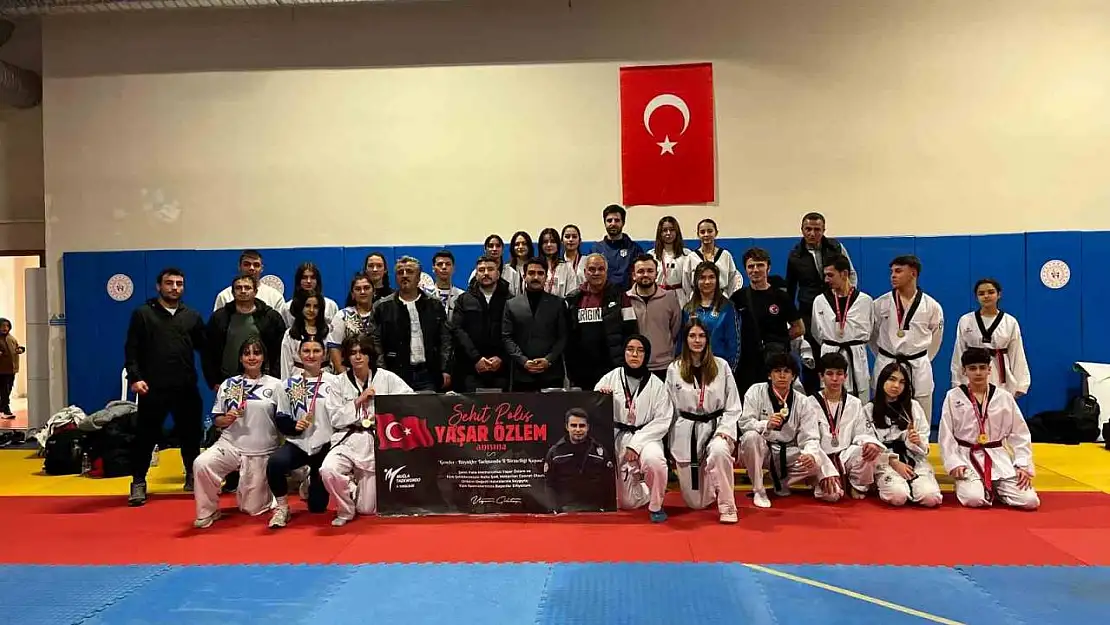 Şehit Polis Yaşar Özlem Muğla'da düzenlenen Taekwondo Turnuvasıyla anıldı