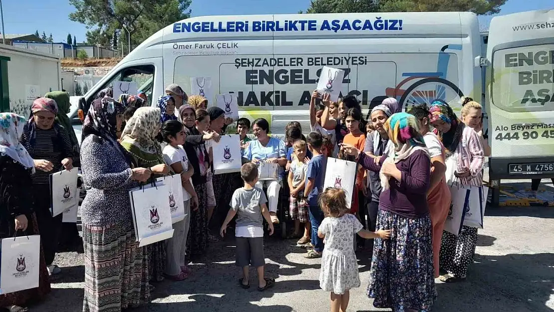 Şehzadeler'den Adıyaman'a kurulan gönül köprüsü yine yüzleri güldürdü