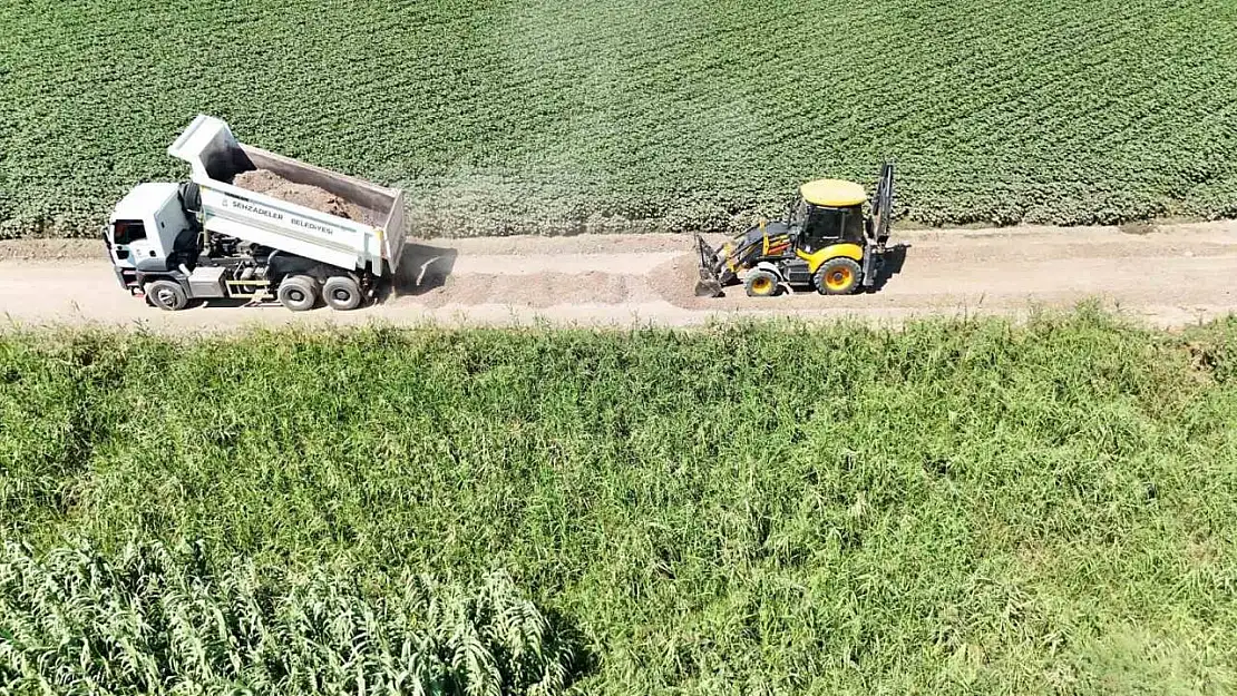 Şehzadeler'in kırsalında ova yolları düzenleniyor