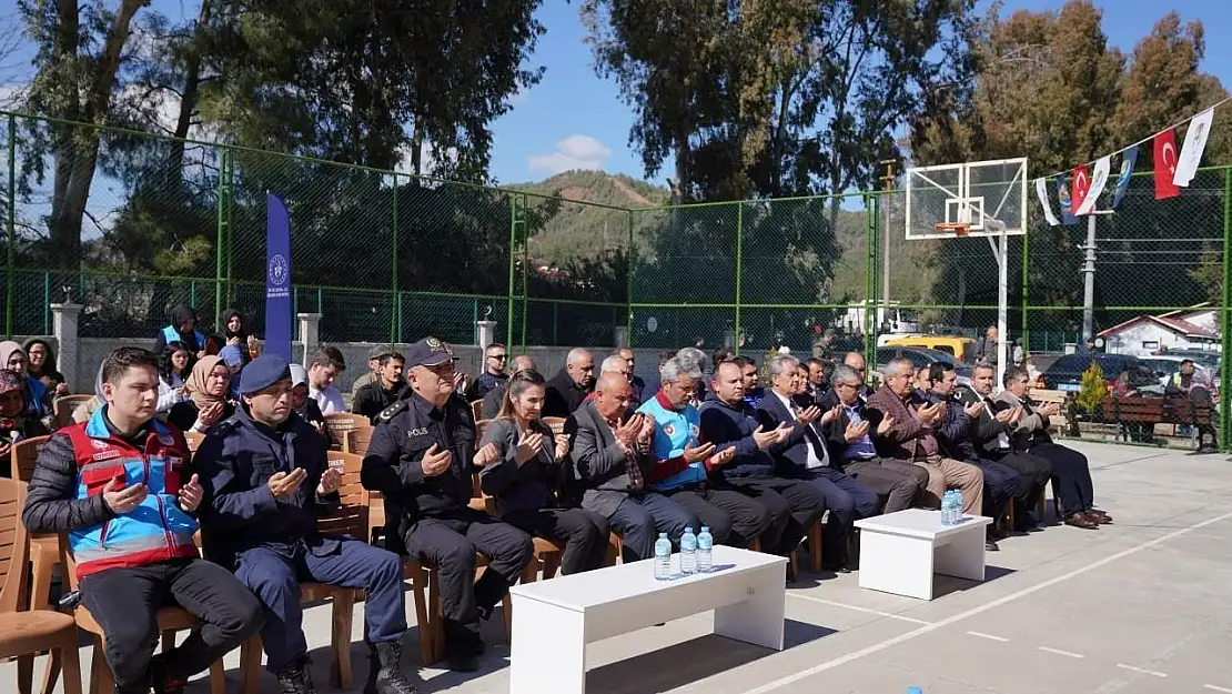 Seydikemer'de depremde vefat edenler için dua edildi