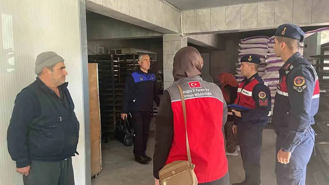 Seydikemer'de fırınlar denetleniyor