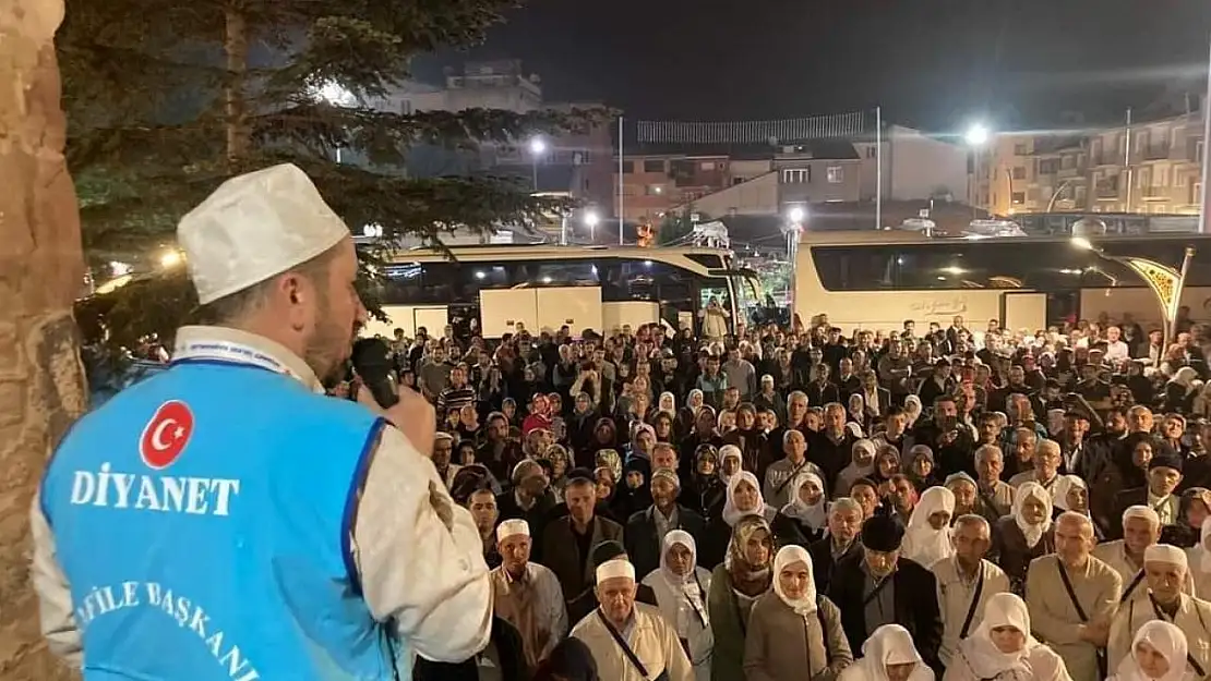 Simav'da 75 hacı adayı kutsal topraklara uğurlandı