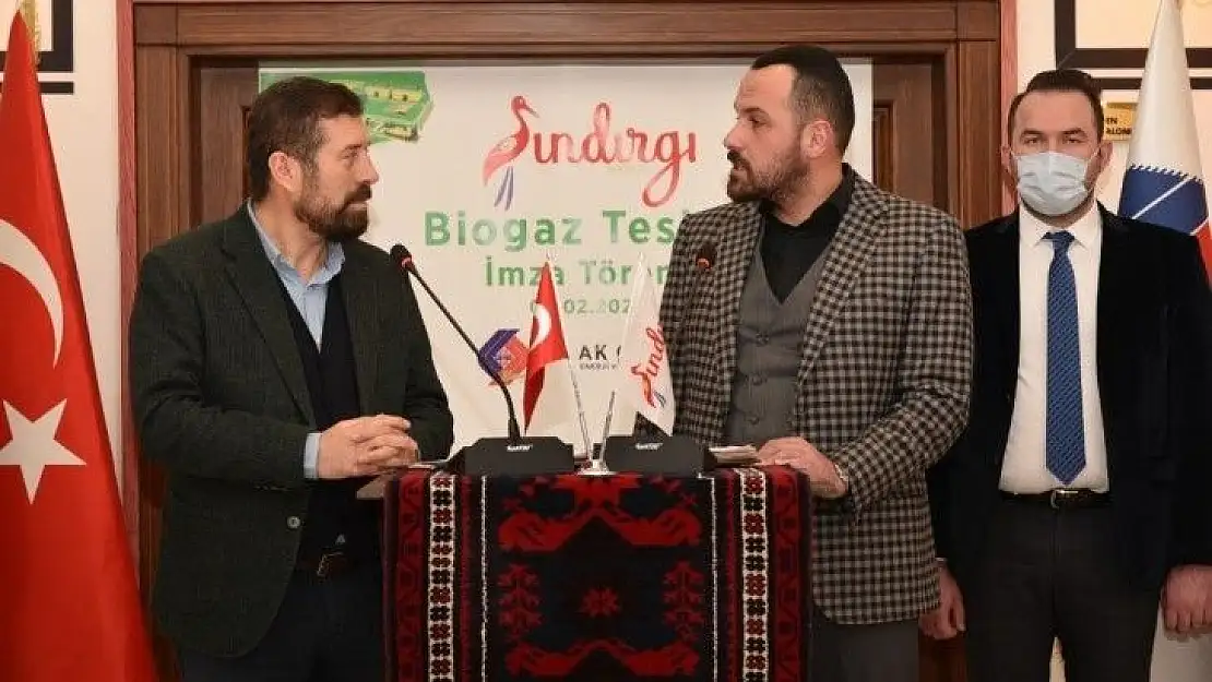 Sındırgı Biogaz tesisi için imzalar atıldı