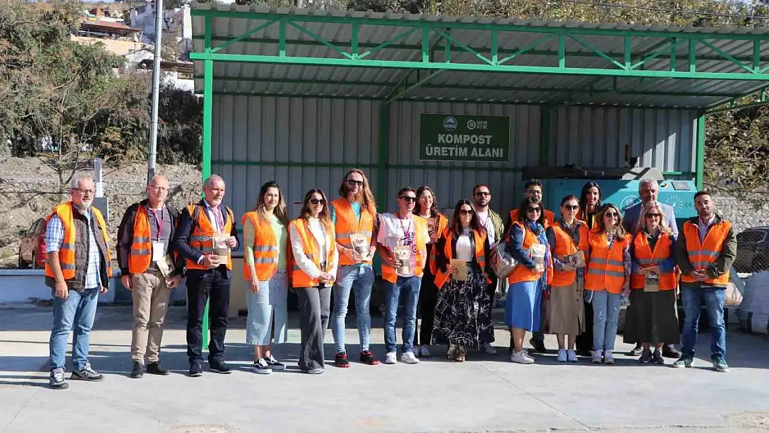 Söke Belediyesi, Avrupa'dan gelen konuklara geri dönüşümü anlattı