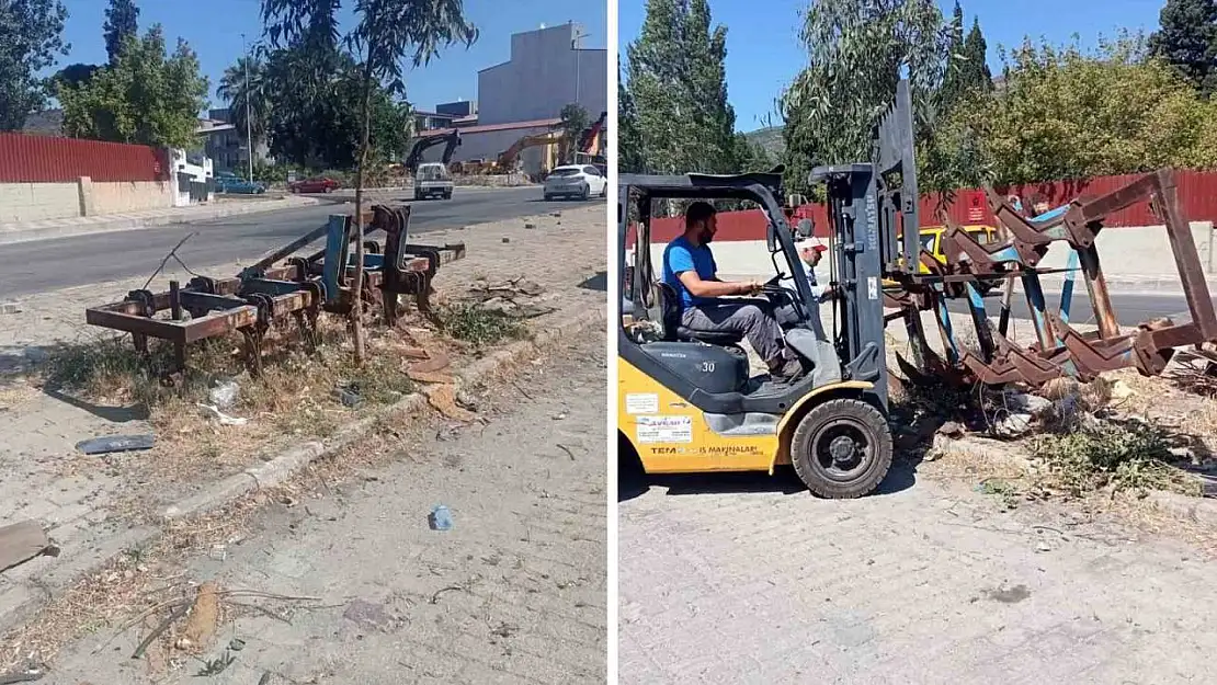 Söke Belediyesi'nden hurda araçlara müdahale