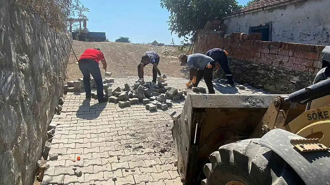 Söke Belediyesi yol çalışmalarına hızla devam ediyor