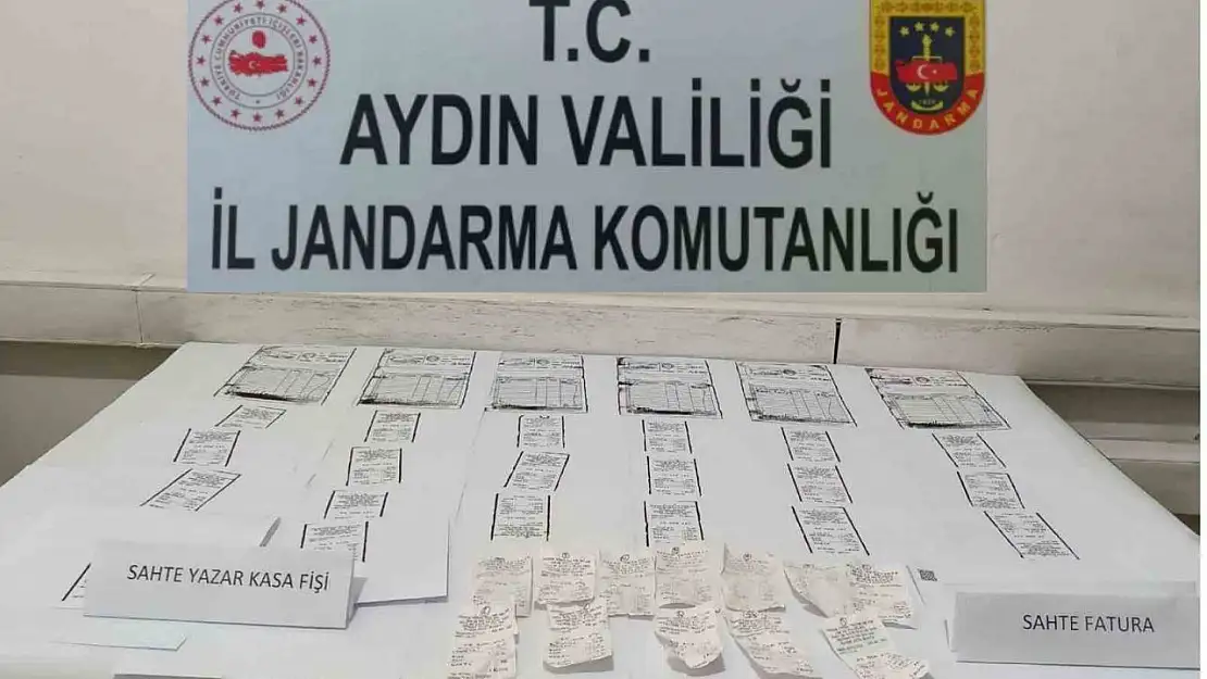 Söke'de 120 bin lira değerinde sahte yazar kasa fişi ele geçirildi