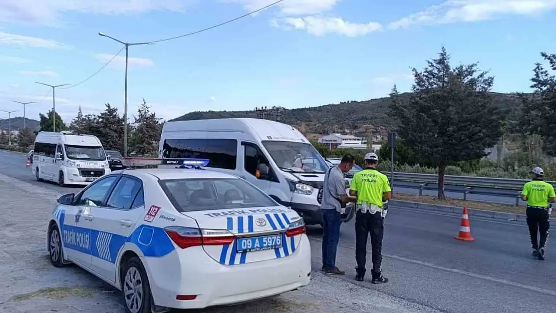 Söke'de okul servislerine sıkı denetim