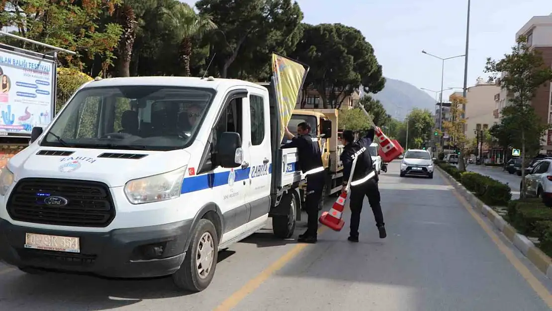 Söke'de zabıta ve emniyetten ortak operasyon