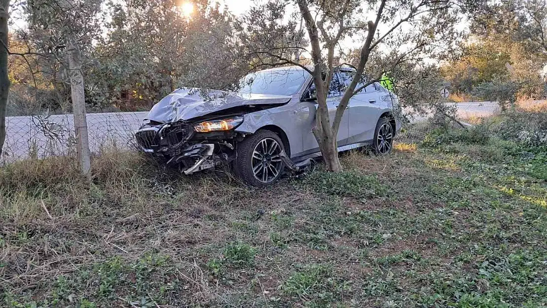 Sollamak isterken tarlaya uçtu