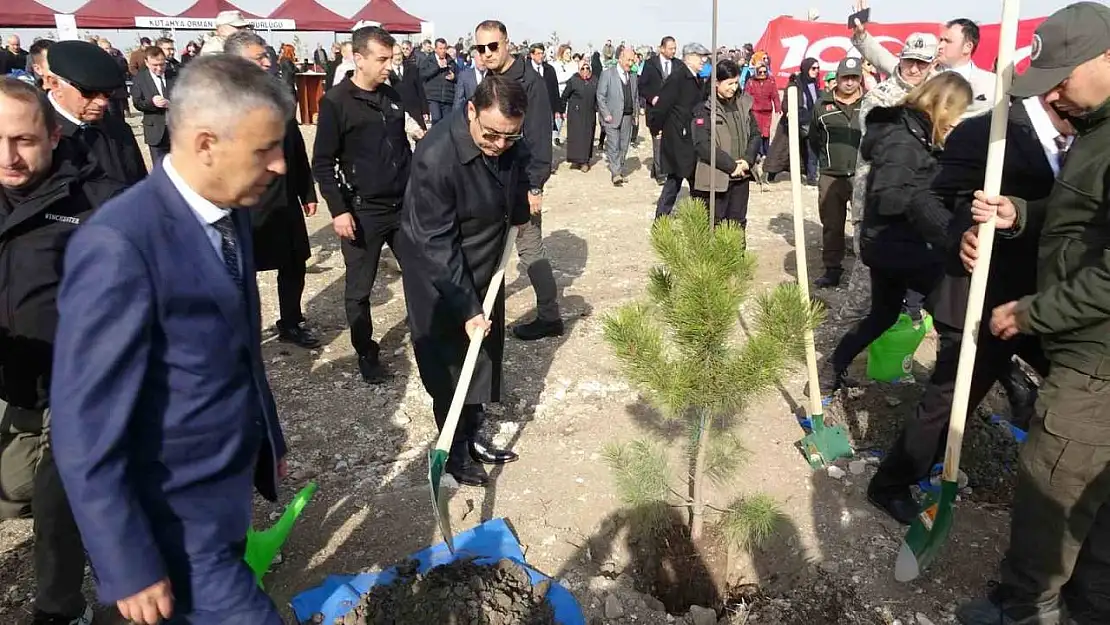 Son 5 yılda Kütahya'da 110 milyon 757 bin 317 fidan toprakla buluşturuldu