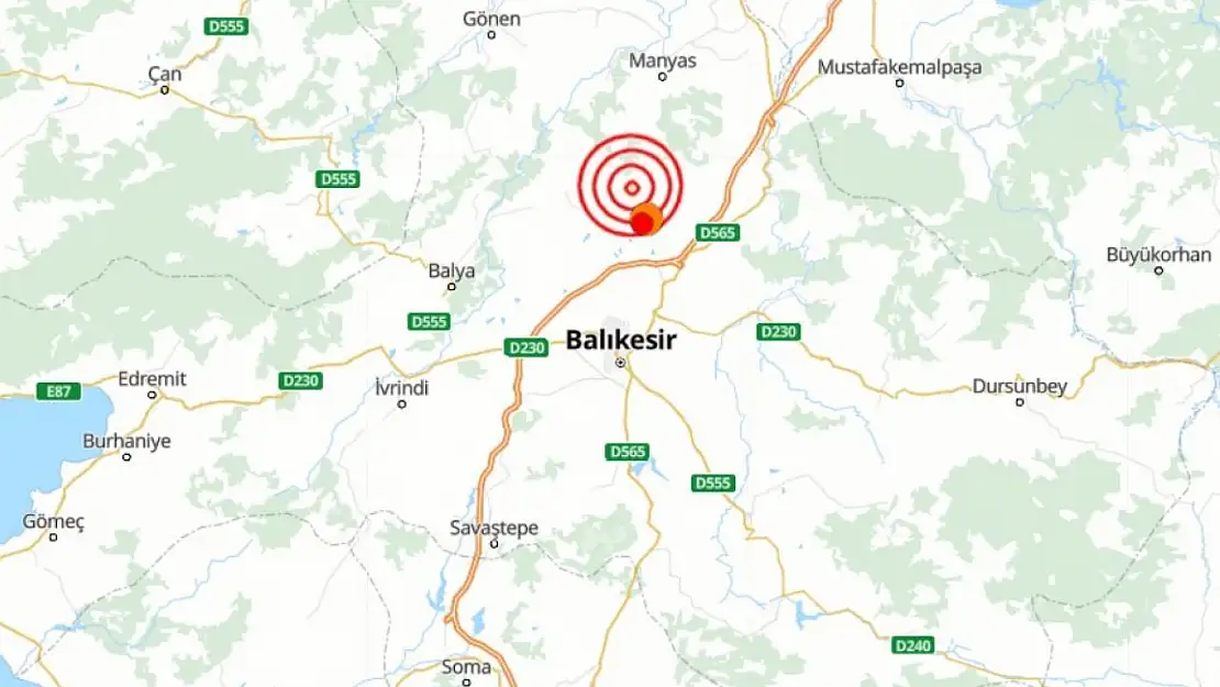 Son dakika... Balıkesir'de deprem korkuttu!
