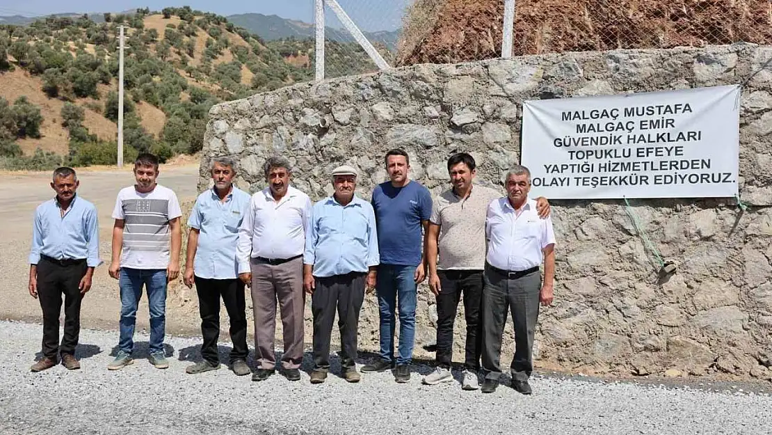 Sultanhisarlı muhtarlardan Başkan Çerçioğlu'na yol teşekkürü