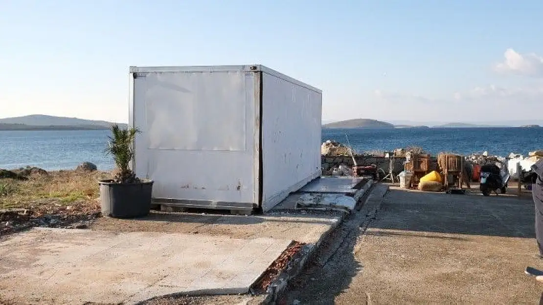 Tabiat parkındaki kaçak binalara dronlu baskın