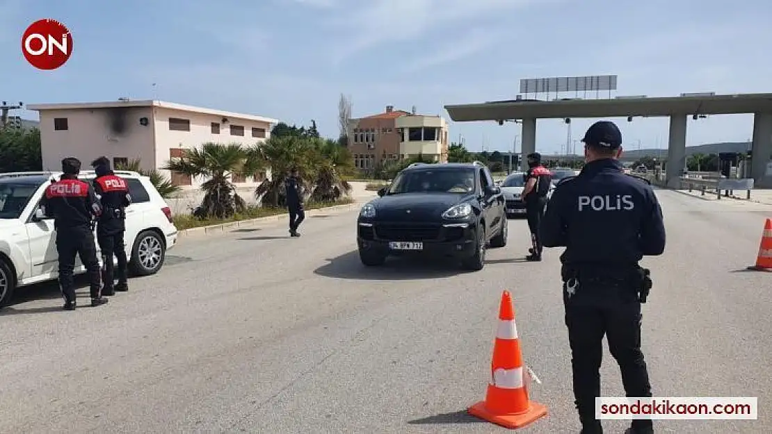 Tam kapanma nedeniyle Çeşme'ye yazlıkçı akını