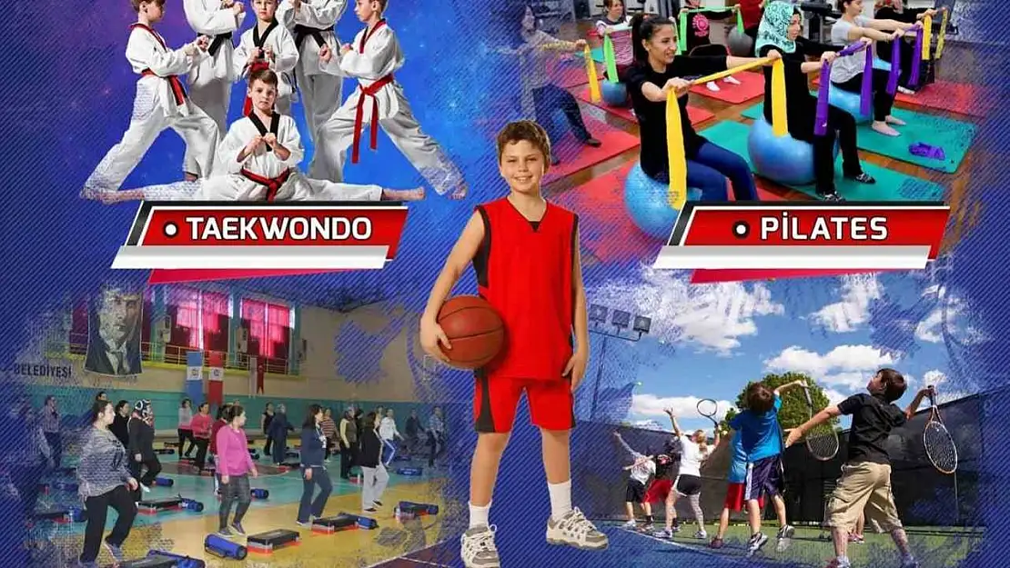 Tavas'ta yaz spor kursları başlıyor