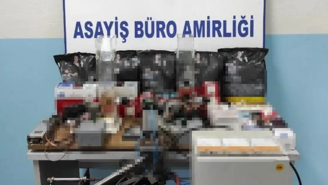 Tavşanlı'da kaçak sigara operasyonu