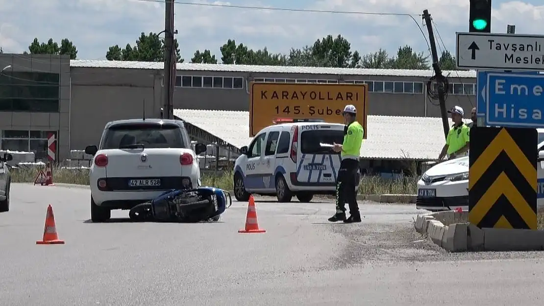 Tavşanlı'da trafik kazası: 1 yaralı