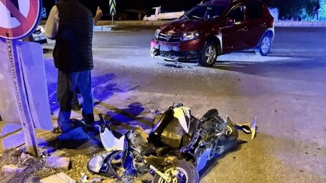 Tavşanlı'da trafik kazası 1 yaralı