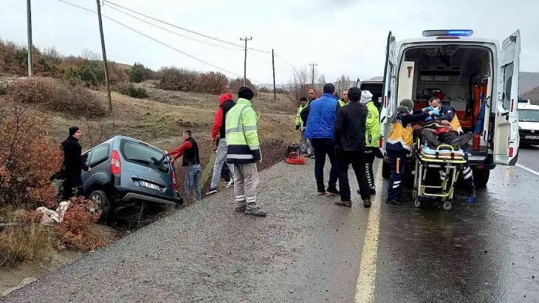 Tavşanlı'da trafik kazası: 2 yaralı