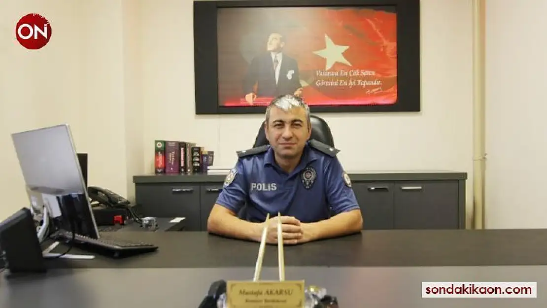 Tavşanlı Polis Merkezi Amiri Akarsu göreve başladı
