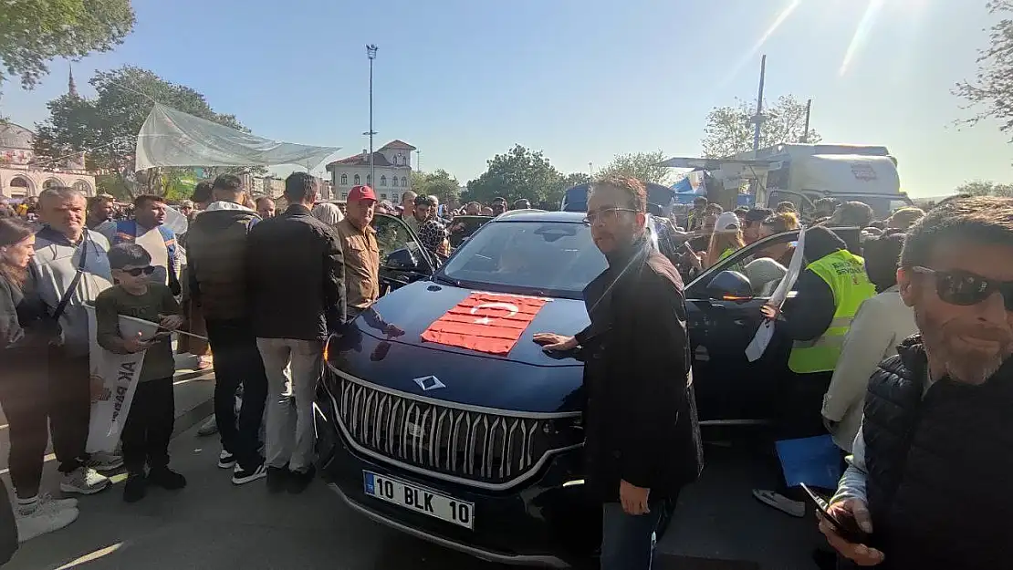 Togg Bandırma'da yoğun ilgi gördü
