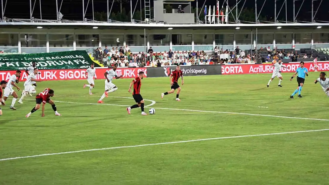 Trendyol Süper Lig: Bodrum FK: 0 - Gaziantep FK: 1 (Maç sonucu)