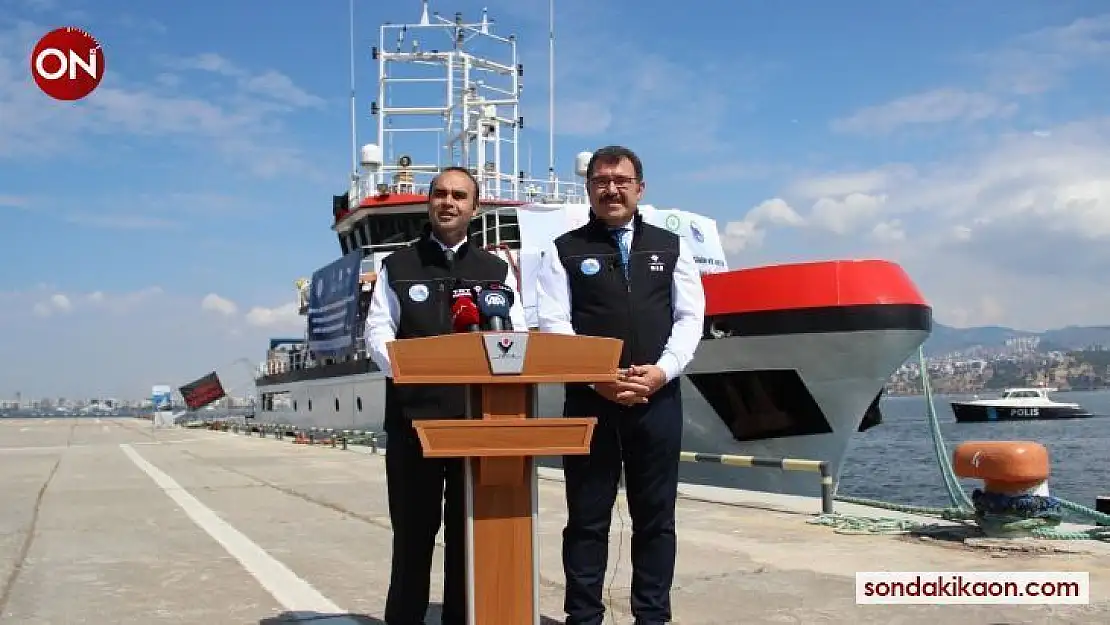 TÜBİTAK Marmara Araştırma Gemisi, deprem araştırma seferi için İzmir'den uğurlandı