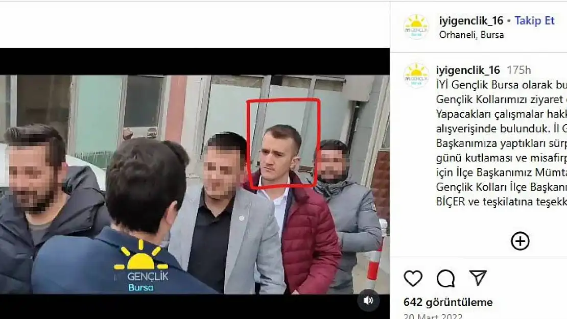 Tutuklanan FETÖ'cü kundakçının, İYİ Parti'deki görüntüleri ortaya çıktı