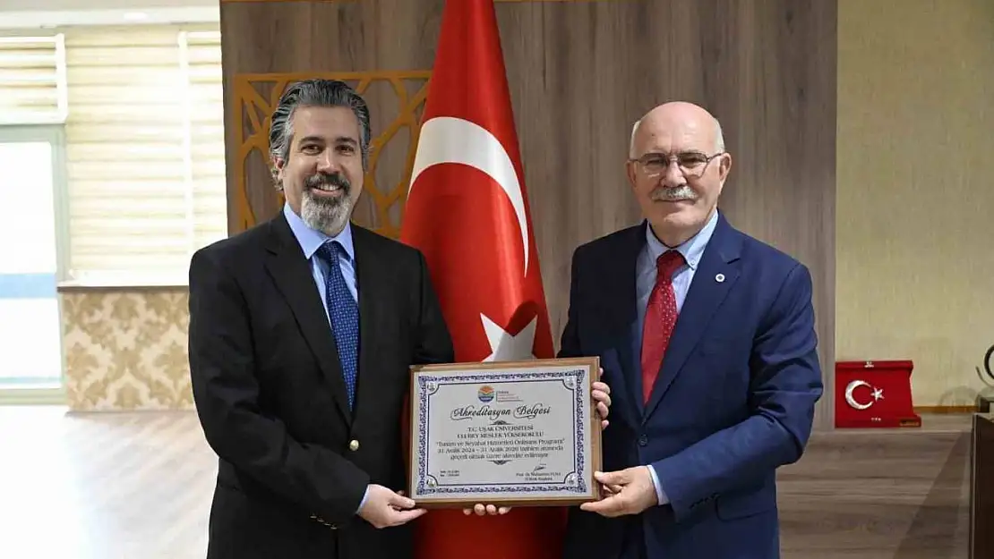Ulubey MYO Turizm ve Seyahat Hizmetleri Programı akreditasyon belgesini aldı