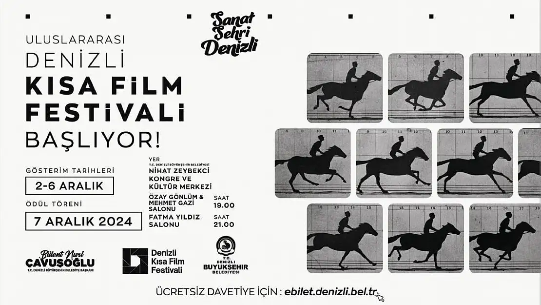 Uluslararası Denizli Kısa Film Festivali biletlerine yoğun ilgi