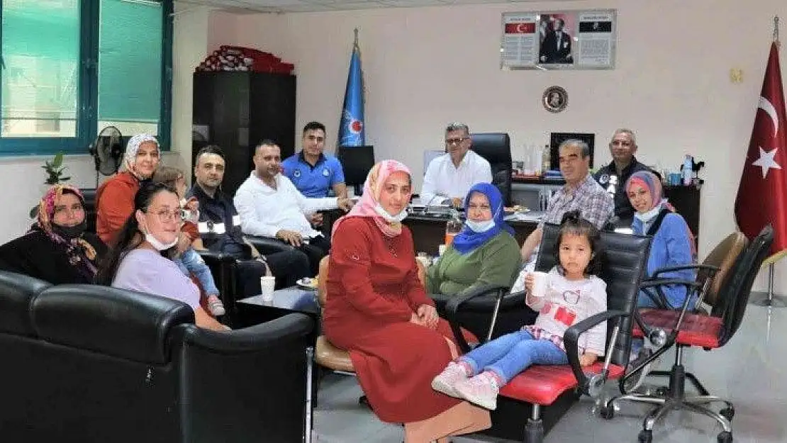 Vatandaşlardan zabıtaya teşekkür ziyareti