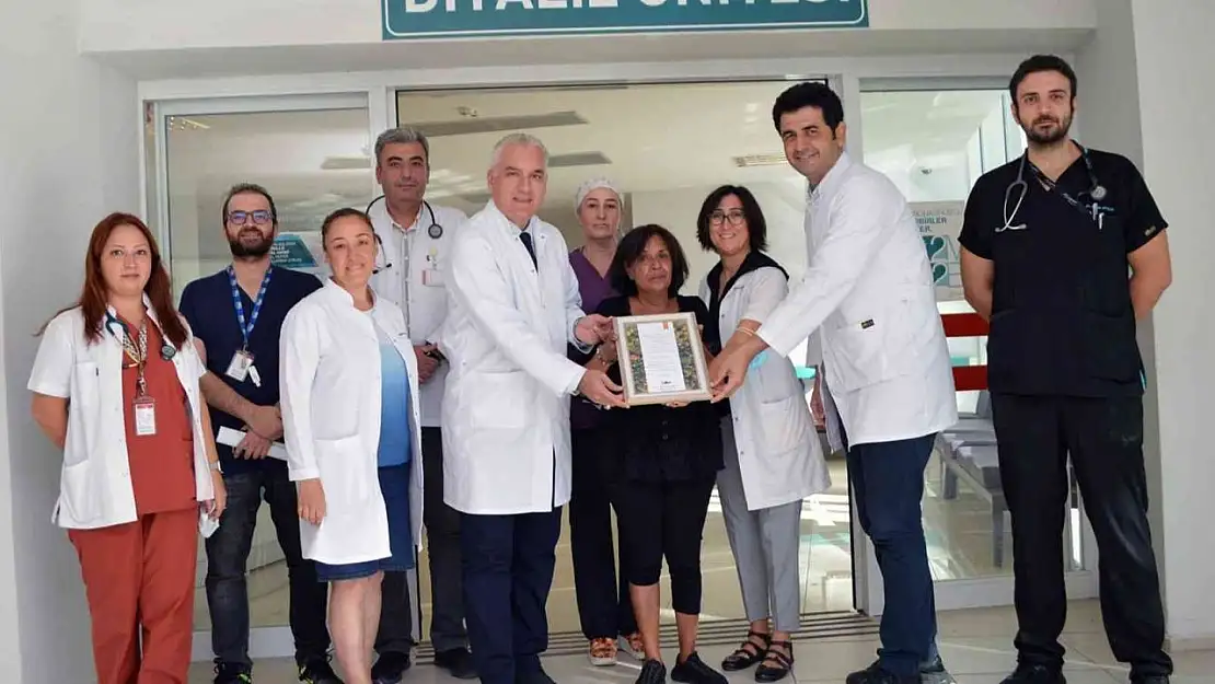 Vefat eden hasta eşinden anlamlı bağış