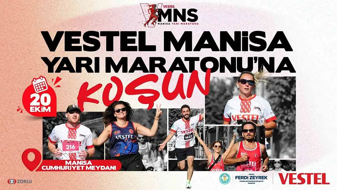 Vestel Manisa Yarı Maratonu kayıtları için son günler