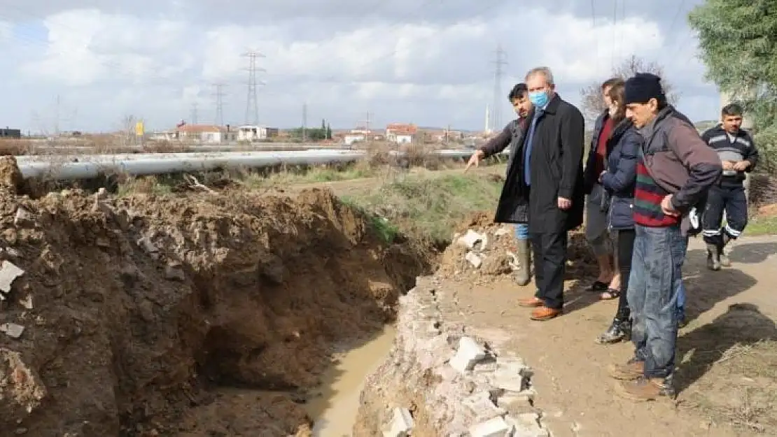 Yaşanan sel sonrası Soma'da yaralar sarılıyor